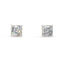 Avarta Jewellery Gold 1.50 Carat Each Princess Cut Lab Diamond Stud Earrings
