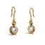 Avarta Trending Gold Dangler Earrings with Lab Grown Diamonds – Elegant Lightweight Designer Jewelry