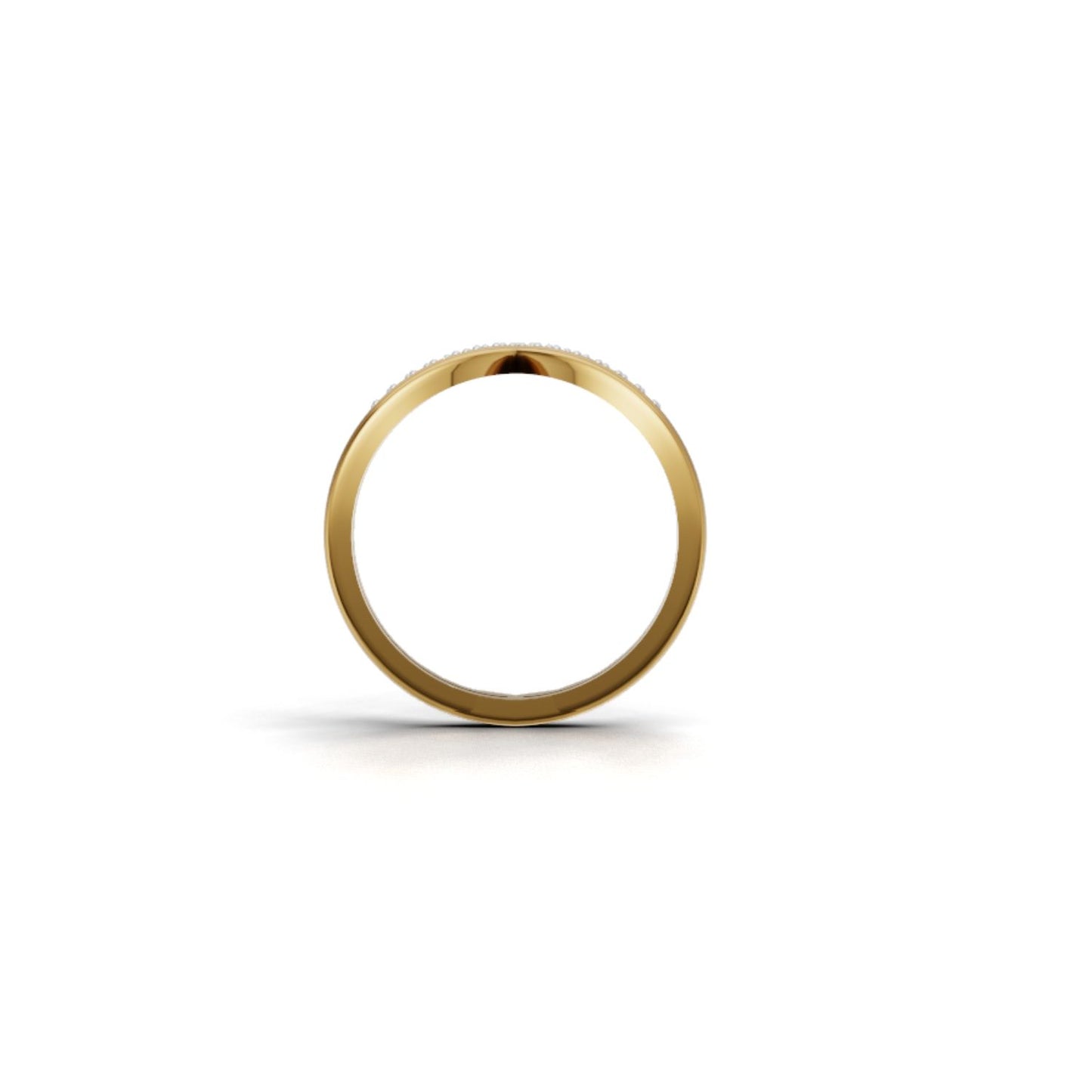 Avarta Shimmering Gold Lab Diamond Ring