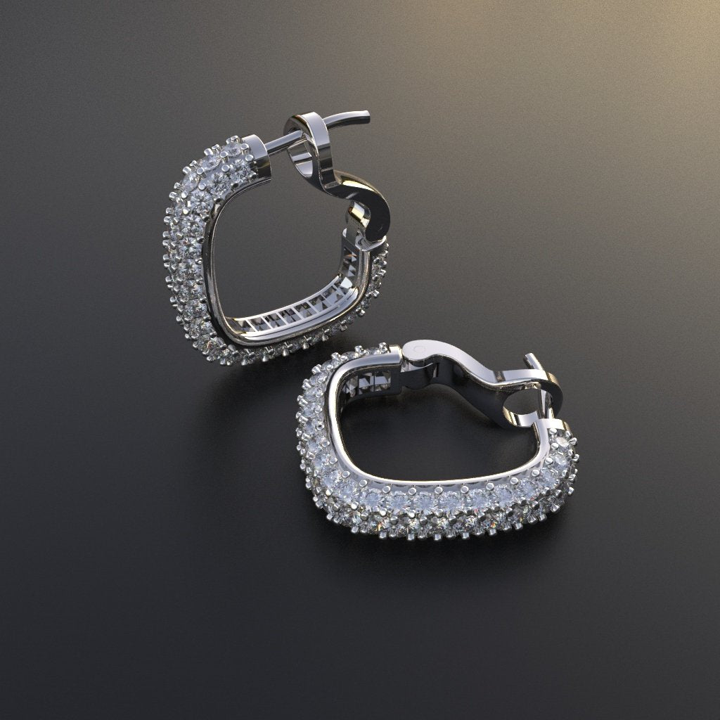 Avarta Sterling Silver Bali Earrings For Girls & Women