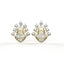 Avarta Jewellery 18K Hallmarked Gold With Certified Diamond Studs Earrings For Girls & Women