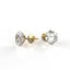 Avarta Jewellery 14k Gold 2 Carat Moissanite Stud Earrings