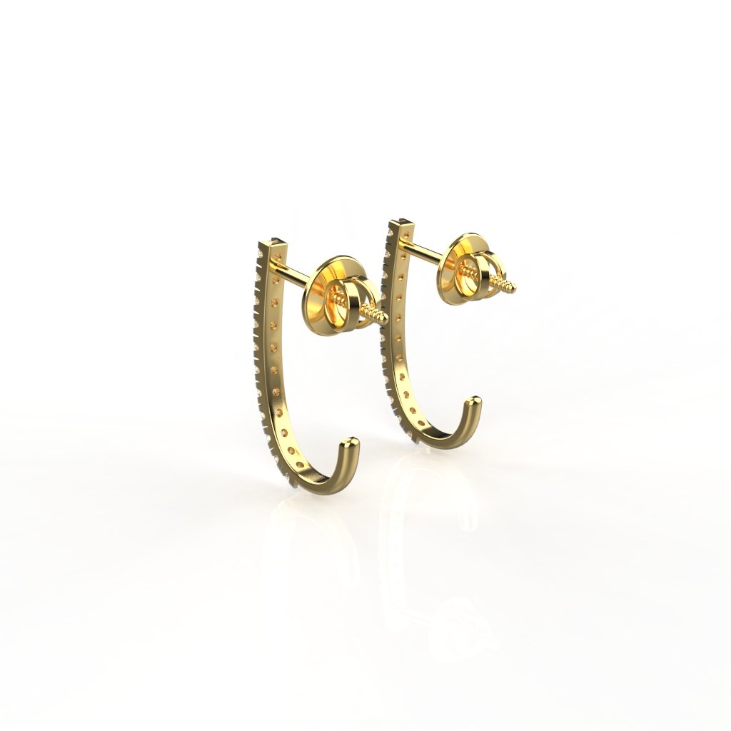 Avarta Jewellery 18k Gold Unisex Diamond Bali