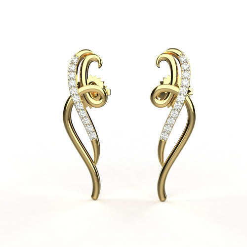 Avarta 18k Diamond Earring For Girls & Women