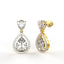 Avarta 18k Gold Moissanite Dangler Earring