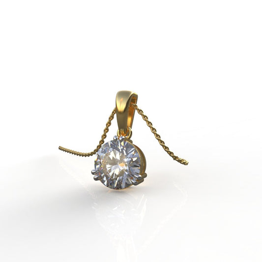 Avarta Jewellery Lab Grown Diamond Solitaire Pendant
