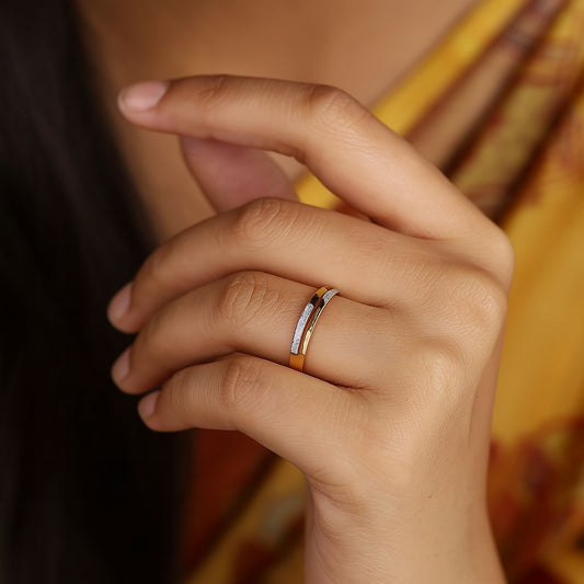 Avarta Jewellery Gold Alluring Lab Grown Diamond Ring