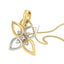 Avarta 18k Gold Diamond Flower Pendant