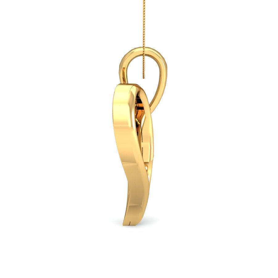 Luminous Brilliance Heart Pendant, Lab Grown Diamond Necklace in 9K/14K/18K Gold | Symbol of Love & Light