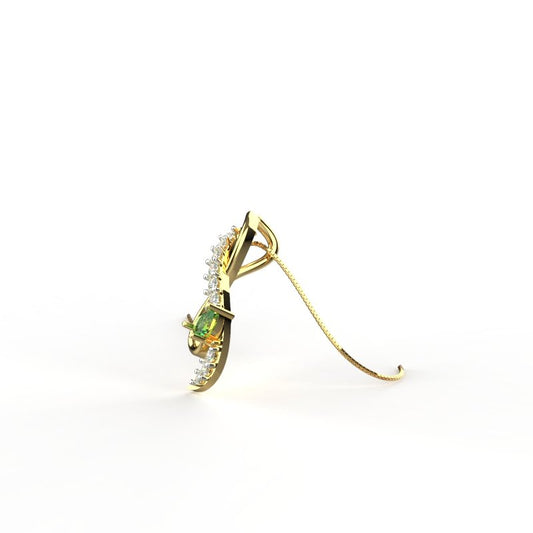 10K-14K-18K Gold Plush Pendant For Girls and Womens | Exclusive Indian Designer Pendant by Avarta