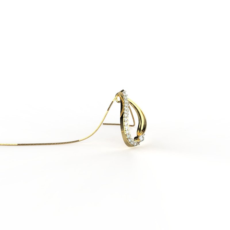 Avarta Jewellery 18k Gold Eminent Pendant For Girls & Women