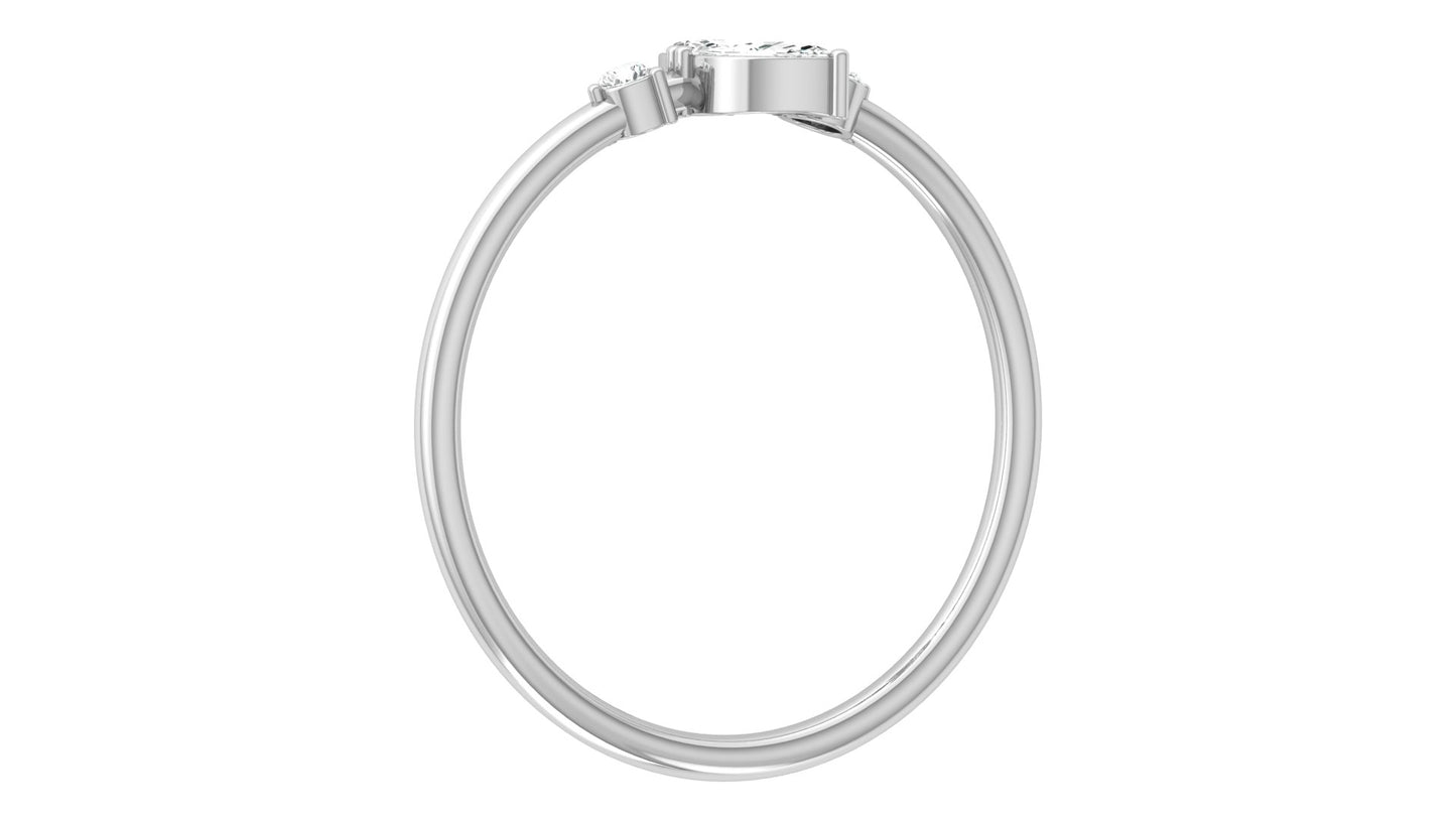 Forever Blossom Floral Diamond Ring in 9K | 14K | 18K BIS Hallmarked Yellow, Rose & White Gold with Certified Lab Grown Diamonds, Nature’s Elegance Floral Inspired Jewellery by Avarta