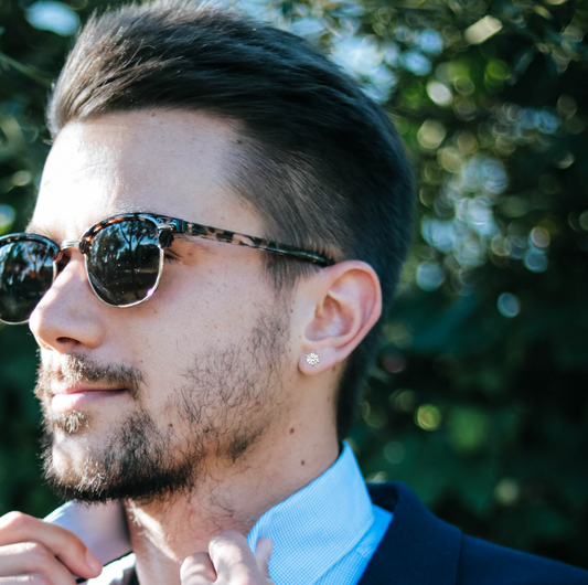 Avarta Jewellery 18k Gold 1.50 Carat Unisex Solitaire Studs - Single Pcs