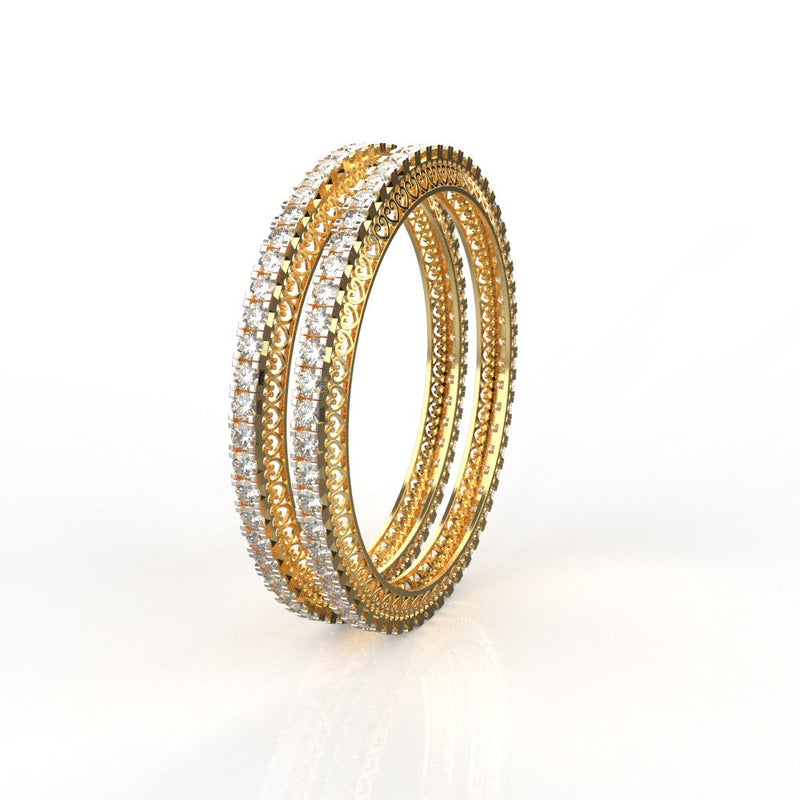 Diamond Bangles