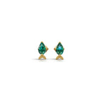 New Arrival Avarta Gold Marine Emerald Earrings for Kids – Elegant and Ethical Birthstone Jewelry