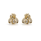 Shop Avarta Mystic Traditional Gold Earrings with Lab-Created Diamonds – Ethnic Glamour for Modern Women