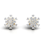 Avarta Gold Mystique Stud Earrings With Lab Diamonds