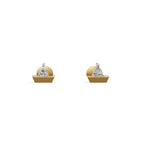Avarta Gold Boat Diamond Earrings for Kids