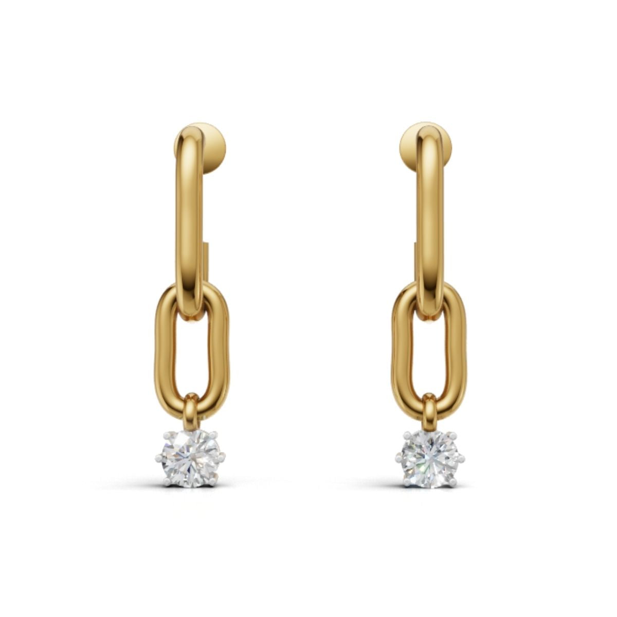Avarta Sterling Silver Constella Drop Earring With Gold Plating