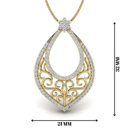 Avarta Jewellery Precisee Lab Grown Diamond Pendant
