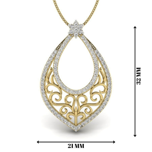 Avarta Jewellery Precisee Lab Grown Diamond Pendant