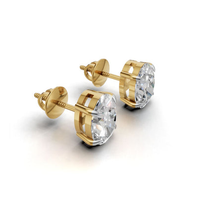 1.75 Carat Each Oval Lab Diamond Solitaires | 9K, 14K, 18K