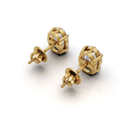 1.75 Carat Each Oval Lab Diamond Solitaires | 9K, 14K, 18K