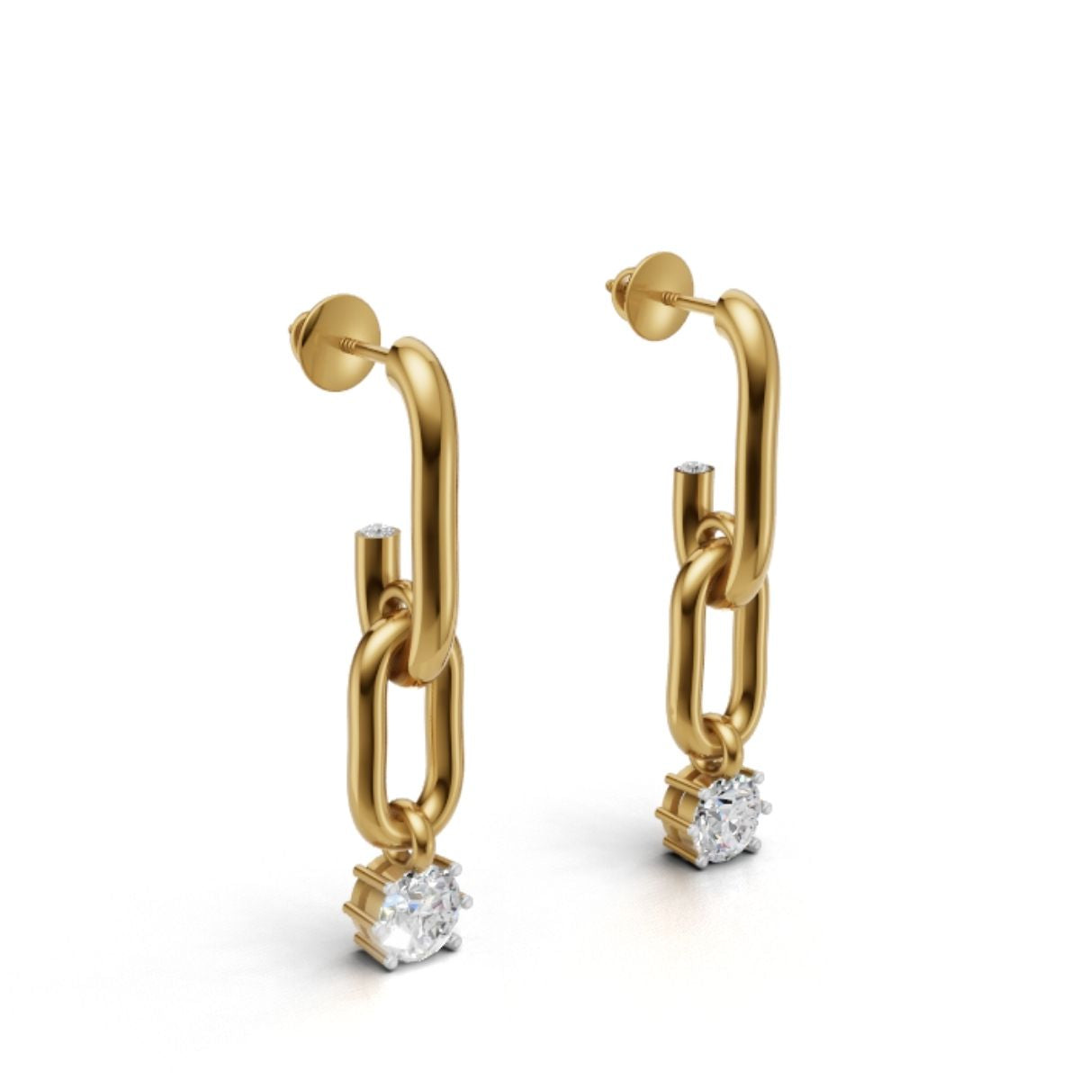 Avarta Sterling Silver Constella Drop Earring With Gold Plating