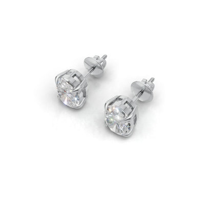 1.75 Carat Each Oval Lab Diamond Solitaires | 9K, 14K, 18K