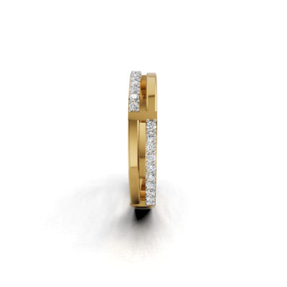 Avarta Jewellery Gold Alluring Lab Grown Diamond Ring