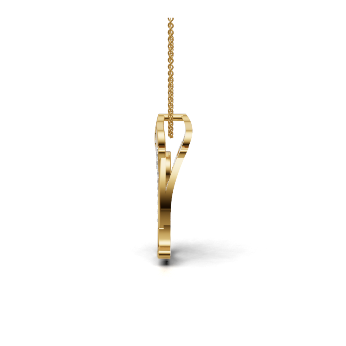 Avarta Cat Pendant in Gold with Diamonds | Cute & Elegant Design