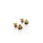 Avarta Gold Boat Diamond Earrings for Kids