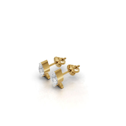 Avarta Gold Marine Diamond Earrings for Kids
