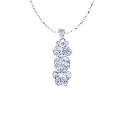 Avarta Jewellery Sterling Silver Butterfly Pendant Set With Chain