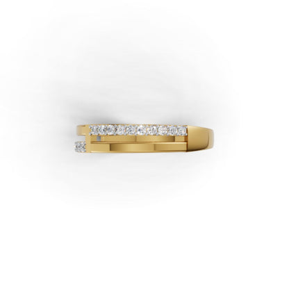 Avarta Jewellery Gold Alluring Lab Grown Diamond Ring