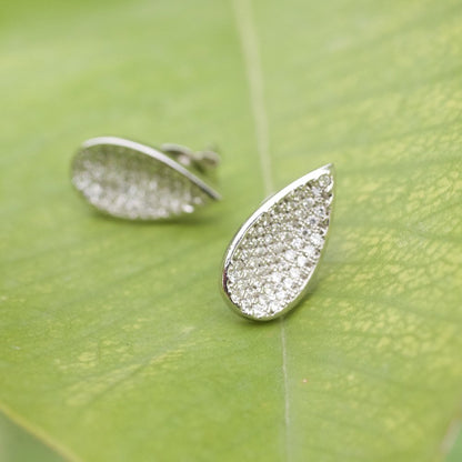 Avarta Jewellery 925 Sterling Silver Stud Earring With Cubic Zirconia For Women & Girls