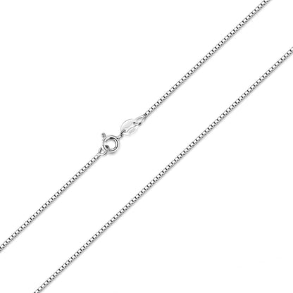 Avarta Sterling Silver 2.50 Carat Solitaire XO Pendant With Chain