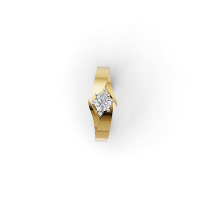 Avarta 25 Cents Lab Diamond Ring