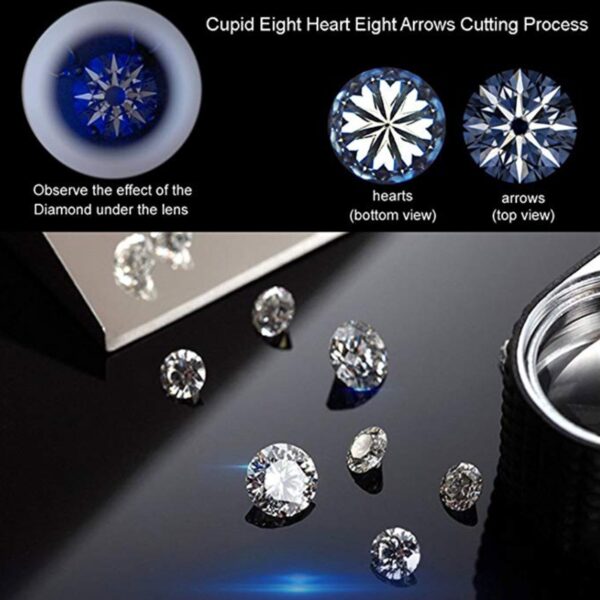 Avarta 92.5 Sterling Silver 0.80 Carat Solitaire Engagement Ring For Girls & Women