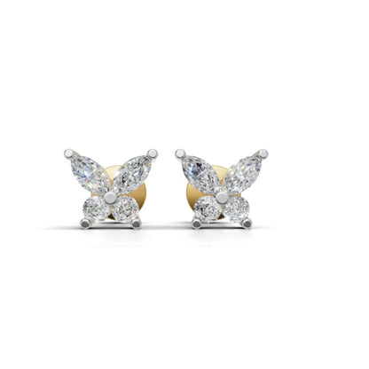Avarta Butterfly Moissanite Earrings