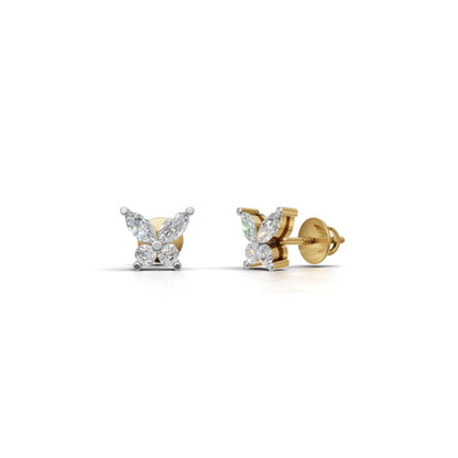 Avarta Butterfly Moissanite Earrings