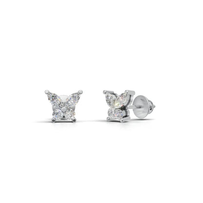 Avarta Butterfly Moissanite Earrings