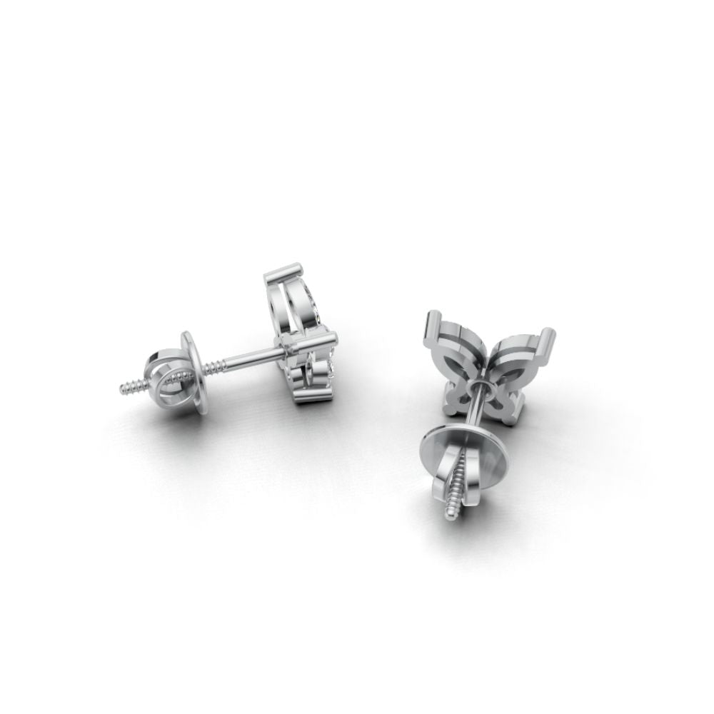 Avarta Butterfly Moissanite Earrings