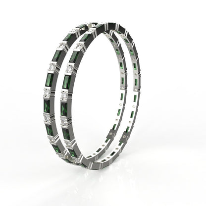 Avarta Jewellery Sterling Silver Gemstone Bangle