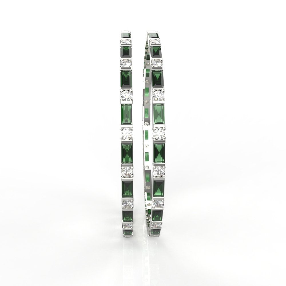 Avarta Jewellery Sterling Silver Gemstone Bangle