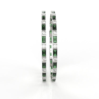 Avarta Jewellery Sterling Silver Gemstone Bangle
