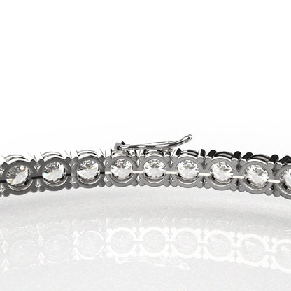 Avarta Jewellery 92.5 Sterling Silver 10.75 Carat Tennis Bracelet For Girls &amp; Women