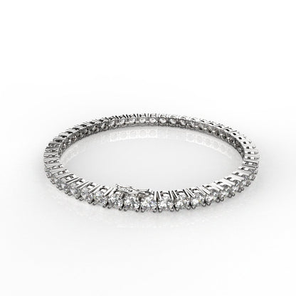 Avarta Jewellery 92.5 Sterling Silver 10.75 Carat Tennis Bracelet For Girls &amp; Women
