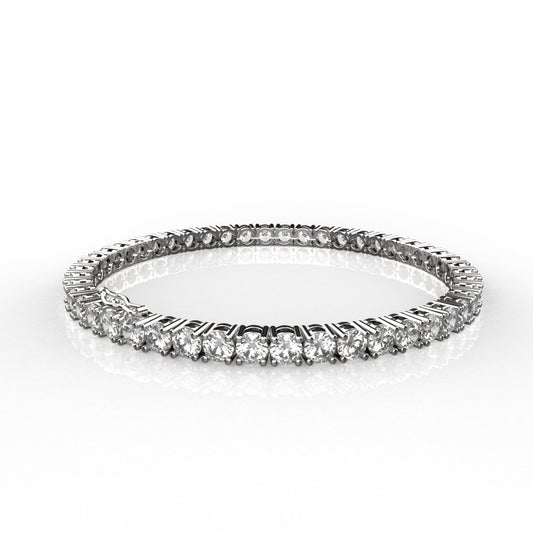 Avarta Jewellery 92.5 Sterling Silver 10.75 Carat Tennis Bracelet For Girls &amp; Women