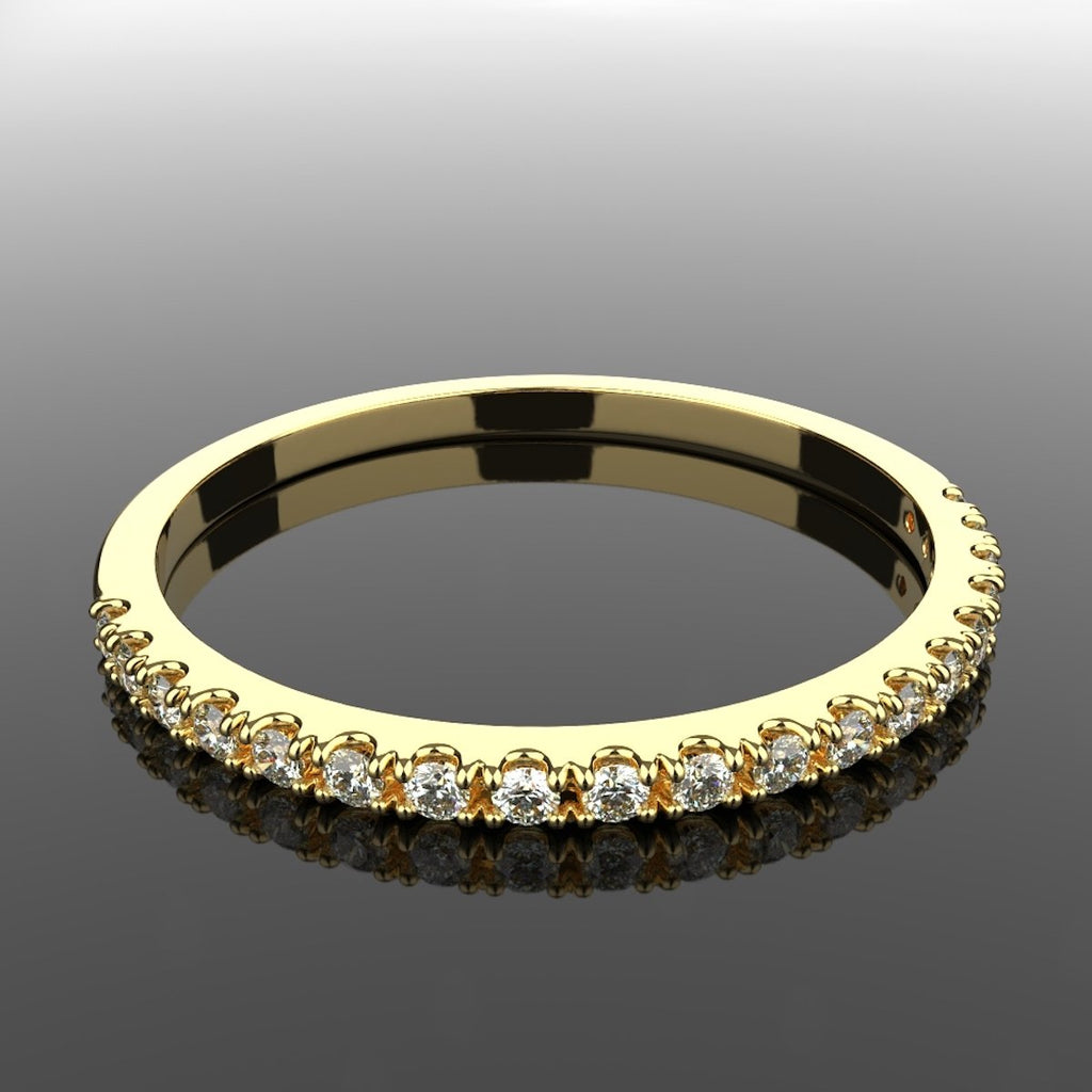 Avarta Jewellery 18K Gold Diamond Half Eternity Ring